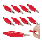 Insulated Measuring Crocodile Red 45mm 10pcs Frog In Insulation