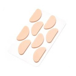 Non-slip eyeglass nose pads - beige - 1.0mm - 8 pieces - foam stickers