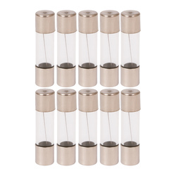 Glass fuse - 1A - tubular - fuse - 10pcs