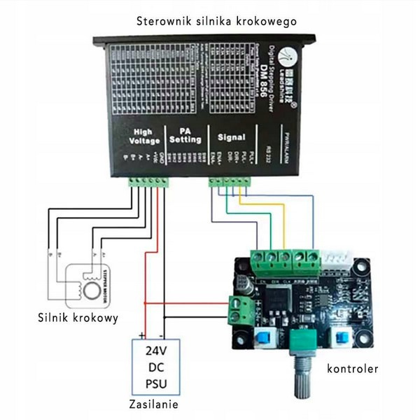 Ręczny sterownik silnika krokowego MKS OSC V1.0