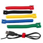 Velcro Cable Ties Set of 50 Pieces 110x10mm Mix Colors