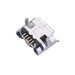 Micro USB 5pin female socket - 4 feet DIP - 10 pcs.