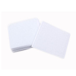 Self-adhesive Velcro for fixing 60x60mm - white - 5pcs - adhesive tape