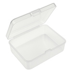 Plastic Box with Closure - 85x61x25mm - Transparent Organizer