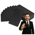 Aluminum business card for engraving black 54x86mm business card 100pcs