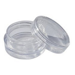 Plastic container 10ml - screw-on jar for ornaments glitter screws