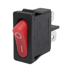 KCD1-110 bistable rocker switch - red - 21x9mm - ON/OFF 230V 2PIN