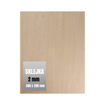 Plywood 2mm - 300x200 mm - Artist Format For Laser