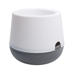 GEO Pot - Two-color White Grey 8cm Self-irrigating Plant Cover