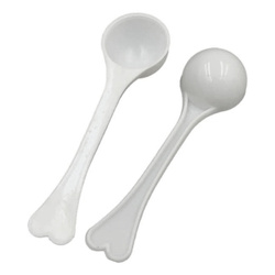 Plastic teaspoon - measuring cup - 3g - disposable