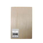Plywood 2.5mm 150x225mm - Rounded Format for Laser Processing