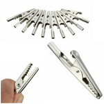 Laboratory crocodile 51mm - non-insulated terminal - 10 pcs.