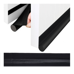 Anti-pull Door Gasket Foam Black Velcro Self-adhesive 3pcs