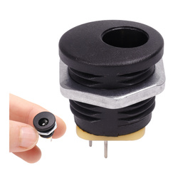 DC socket 2.1/5.5mm - snap-on - M11 thread