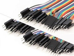 DuPont M-M jumper cables 40 pcs 20cm - male-to-male