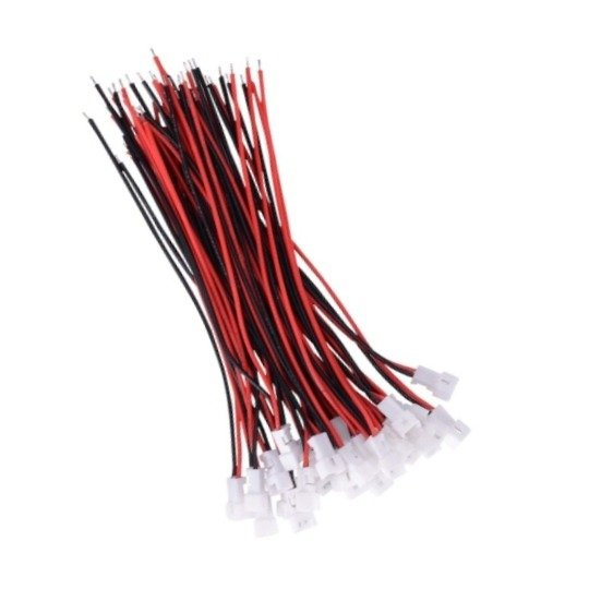 Wtyk Micro JST z przewodem 120mm - 2 PIN raster 1.25