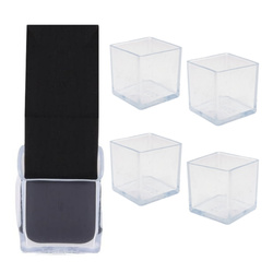 Protective caps for furniture legs 20x20mm - 4 pcs - Silicone cover for legs