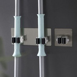 Self-adhesive Mop Hanger - double - broom wall holder