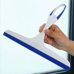 Cabin window glass water squeegee - rubber - white and blue - white and pink