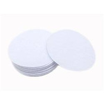 Self-adhesive Velcro for fixing - 50mm circle - white - 5pcs - adhesive tape