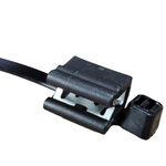 Cable tie 200x5mm with 1-3mm side snap - black