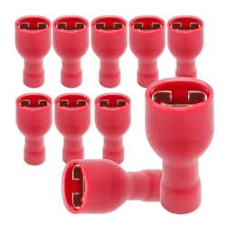 Female Insulated Crimped Connector FDFD 1.25-250 10pcs Quick Connector