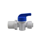 Ball valve - Quick connector for water - 6.5mm GZ-20mm plug - hose connector - osmosis