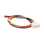 XH 3S 4P balancer socket with 20cm cable - Red/Black balancer connector