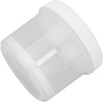 PP Screw-On Container - 250ml - Semi-transparent - Round