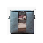 Storage bag - 50x48x28cm - gray - organizer with window