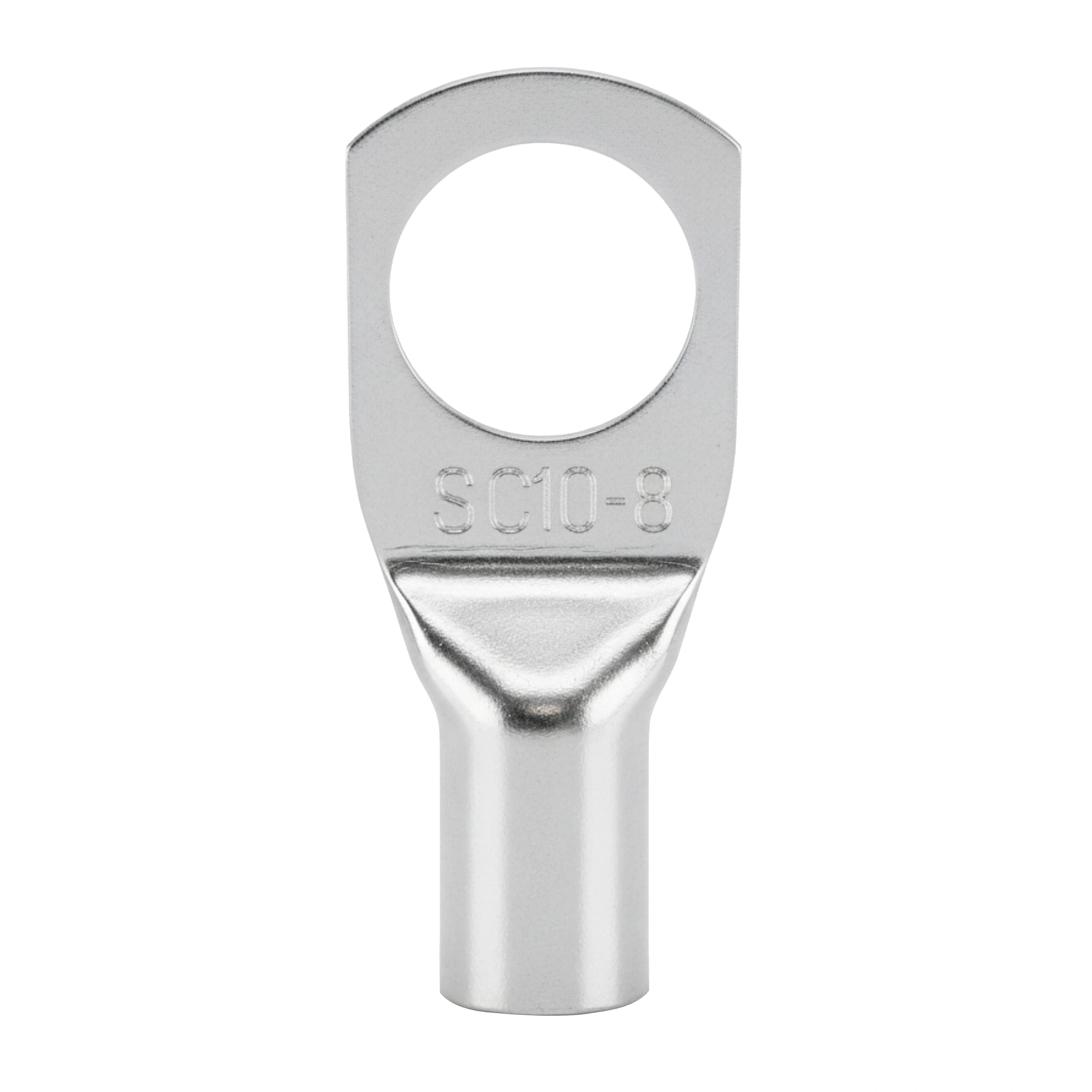 Końcówka oczkowa -SC10-8 - miedziana cynowana 