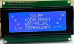 4x20 LCD display - Blue - with HD44780 compatible controller - QC2004A