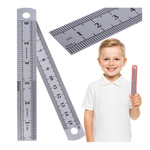 Metal Technical Ruler - Thin - 15cm - 6 inches - 0.3mm - Gauge