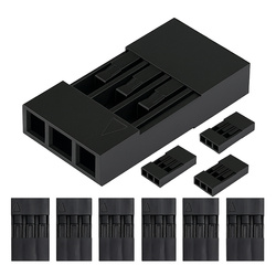 Pin plug 2.54mm - 3 pins - 10 pcs - sheath - for electronic circuits