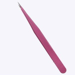 Straight modeling tweezers - tweezers for eyelash extensions