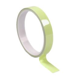 Taśma fluorescencyjna Żółta 15mm x 3m Świecąca Samoprzylepna Odblaskowa UV