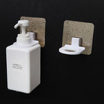 Wall mount for gel soap shampoo - white - Bottle hanger - Hook