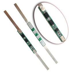 BMS PCM PCB module for charging and protection of 18650 Li-ion cells - 1S - 3.7V - 5A - with plates