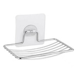 Openwork soap dish - stainless steel - Bathroom sponge soap holder