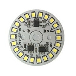 LED round panel - 15W - 230V - warm white light - 22 SMD 2835 LEDs