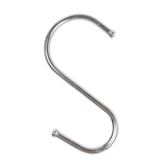 S-type hook - 75mm - silver - metal hanger - Hook