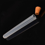 PP plastic test tube 15x150mm with cork stopper