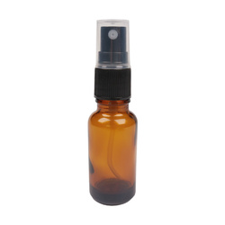 Glass Bottle with Atomizer - 20 ml - Dark Glass