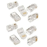 Wtyk RJ45 8P8C - Końcówka 10 szt - Wtyczka do Internetu LAN RJ-45