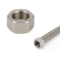 1/2" stainless steel 304 nut for 16mm corrugated pipe