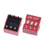 DIP switch 3P - 3 channel slide switch