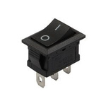 KCD1-101 bistable rocker switch - black - 21x15mm - ON/OFF switch 250V - 3PIN