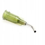 Dispensing needle bent 45º 14G for glue - paste - flux - with curved tip