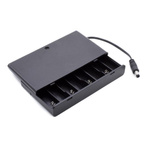 8xAA (R6) battery basket - basket with switch cover - jack plug 5.5x2.1