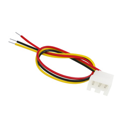 Balancer socket XH 2S 3P with 20cm cable - Balancer connector Red/Black